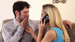 Milf cheating while she was on phone
