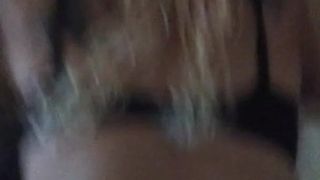 Fucking a cheating whore talking on the phone